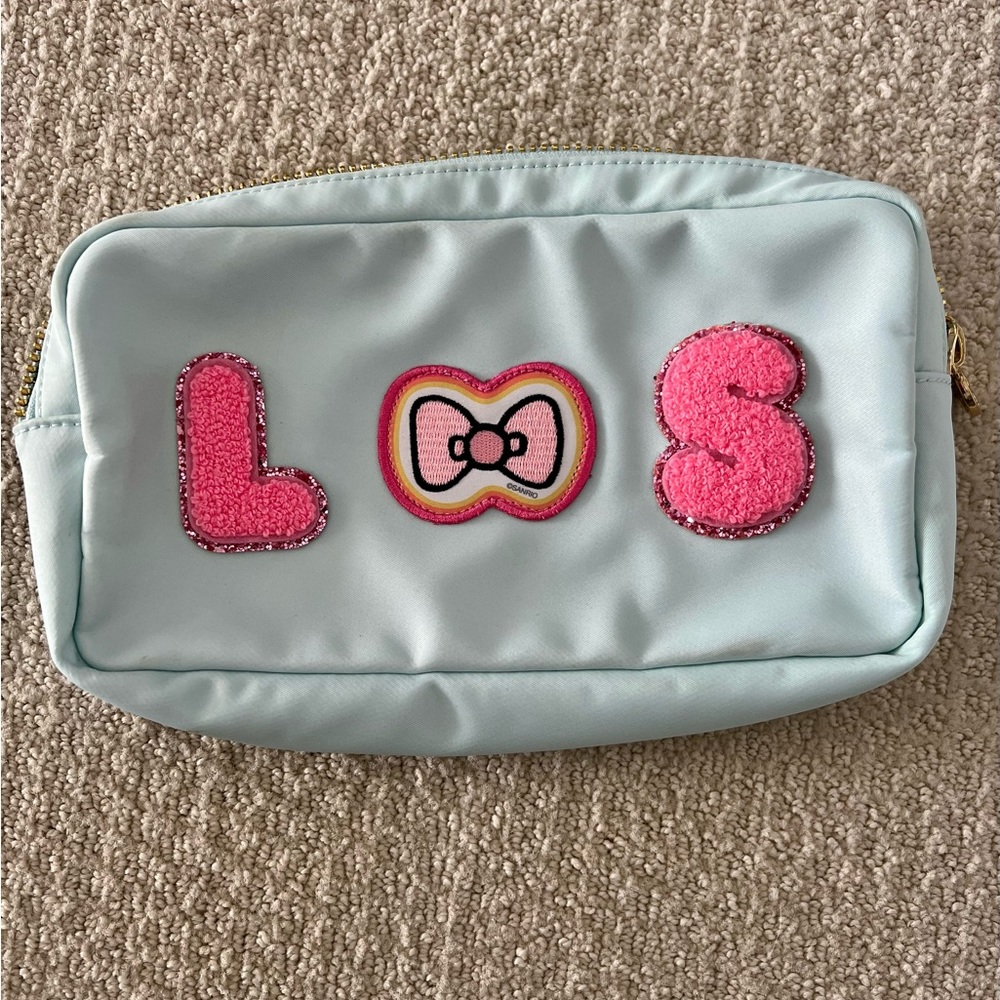 Stoney Clover Sky Small Pouch with Patches